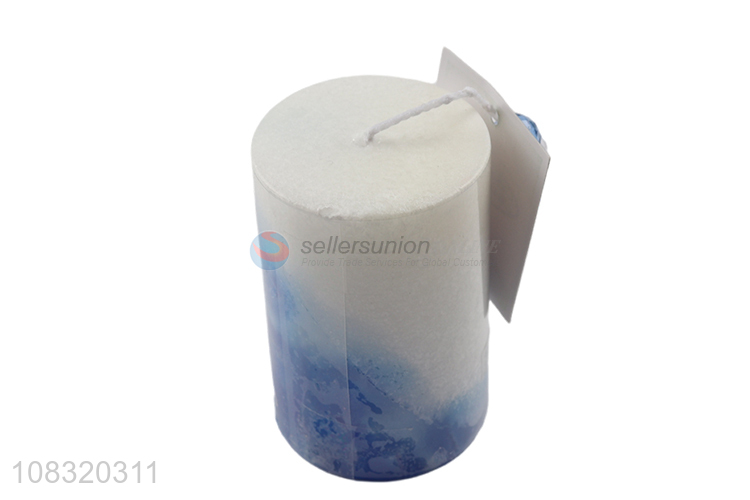 Factory wholesale two-color column wax scented candles