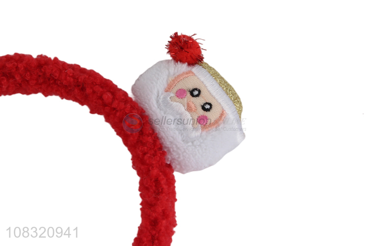 Wholesale cute fluffy Christmas headband Xmas hair band