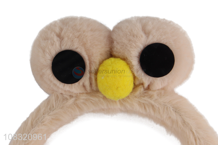 Wholesale funny fluffy big-eye headband  plush hairband