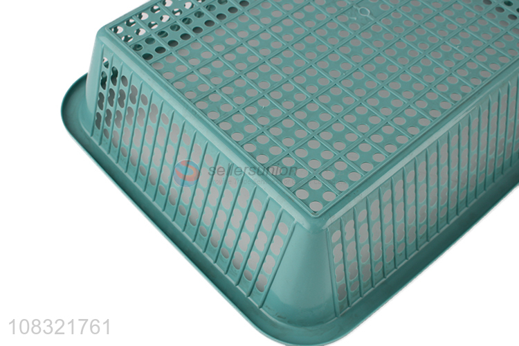 Yiwu wholesale plastic rectangle storage basket