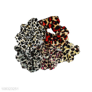 Good Sale Sexy Leopard Print Women Scrunchies Hair Rope For Women