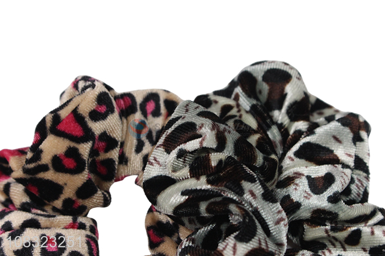 Good Sale Sexy Leopard Print Women Scrunchies Hair Rope For Women