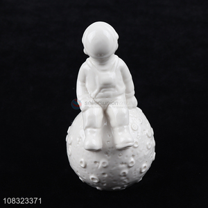 Factory price 3d kids ceramic desktop night light for home