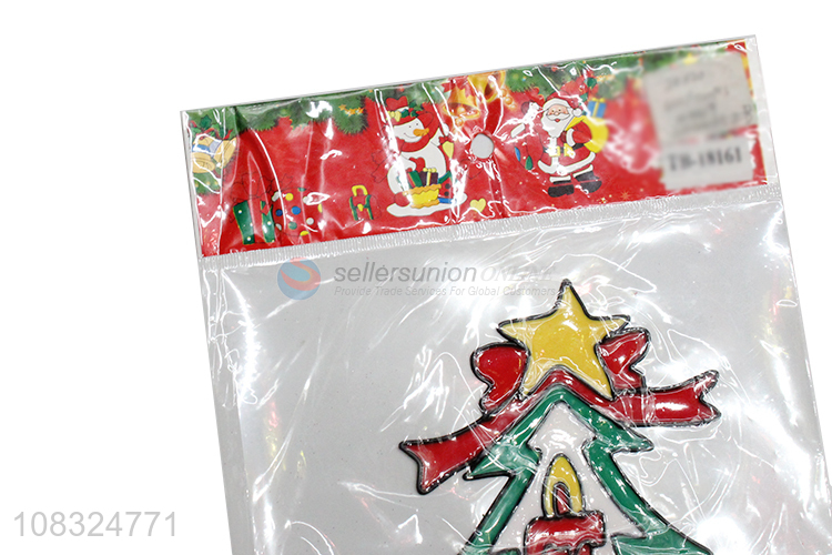 Factory price Christmas window clings window decals for kids