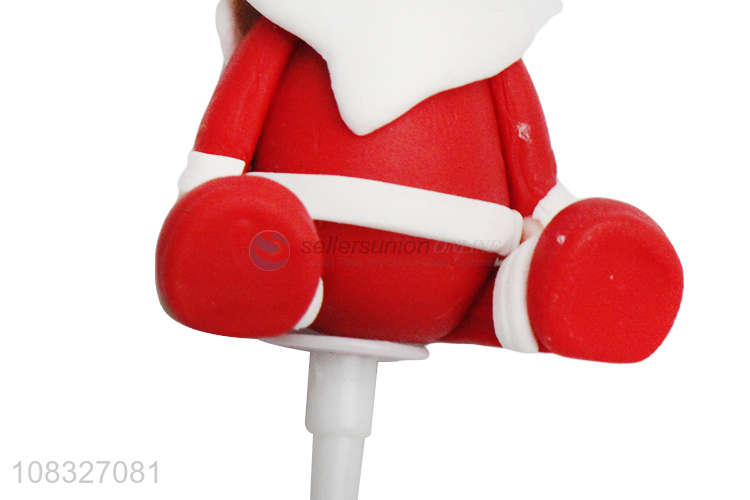 Wholesale Santa Claus Polymer Clay Cake Topper Cake Decoration