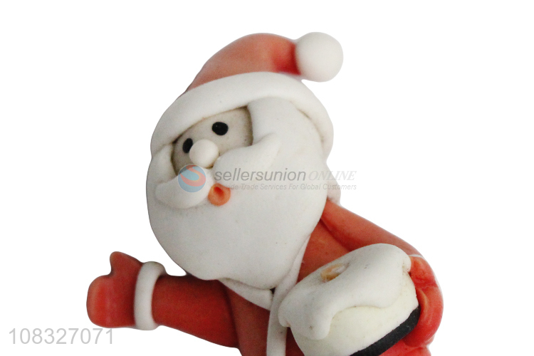 New Arrival Christmas Cupcake Topper Santa Claus Design Cake Topper