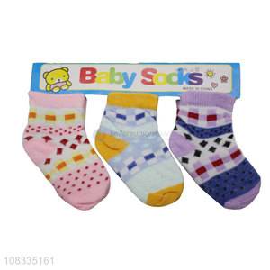 Top products colourful baby cotton socks with high quality