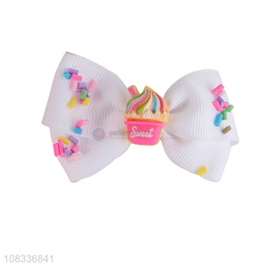 Hot items colourful bowknot shape girls hairpin hair clips