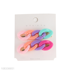 Online wholesale colourful fashionable women hairpin for sale