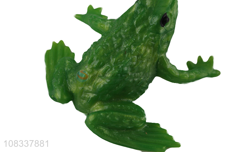 New arrival eco-friendly strechy simulation frog toy party favors