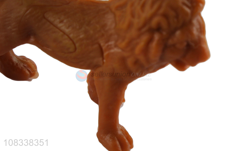 Wholesale simulation lion figurines animal model toy for teaching