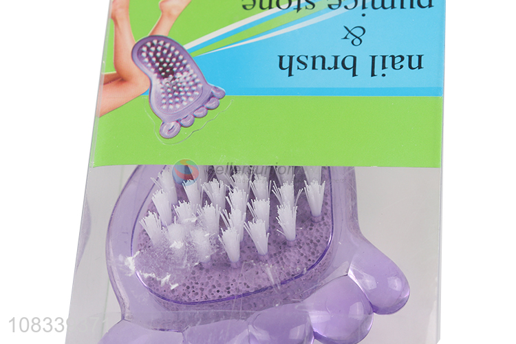 Good selling multifunctional pumice stone nail brush wholesale