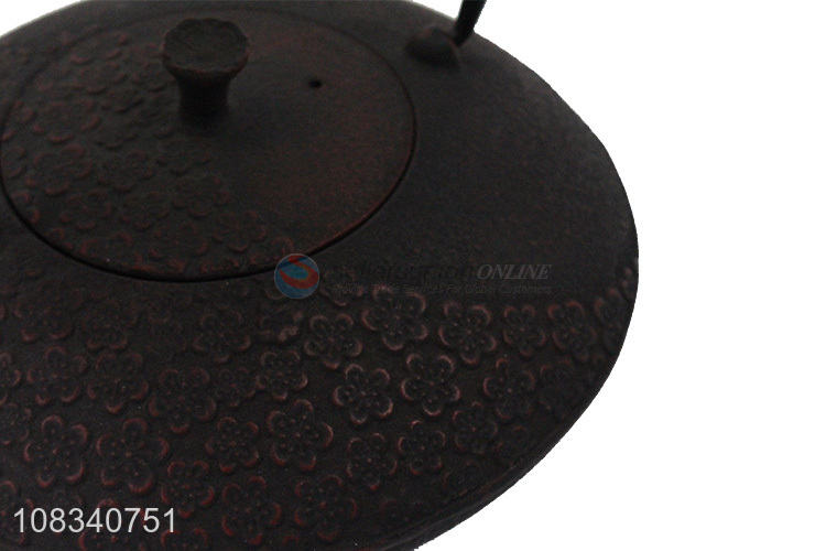 Best selling 1.1L Chinese cast iron teapot with plum blossom pattern