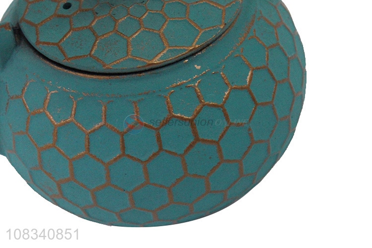 Wholesale 0.5L Japanese tetsubin cast iron tea kettle honeycomb pattern