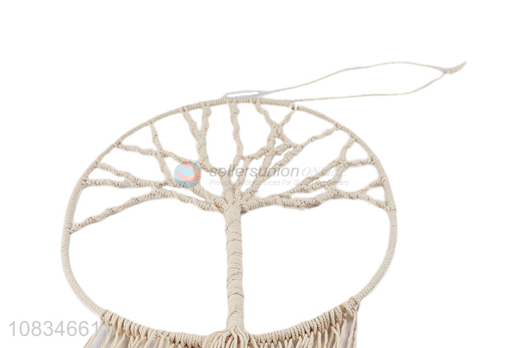 Creative Design Macrame Wall Hanging Handmade Tassel Tapestry