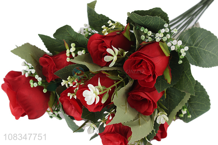 Wholesale Beautiful Rose Bouquet Popular Artificial Flower