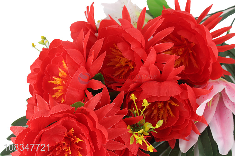 Top Quality Non-Woven Flower Simulation Bouquet Wholesale