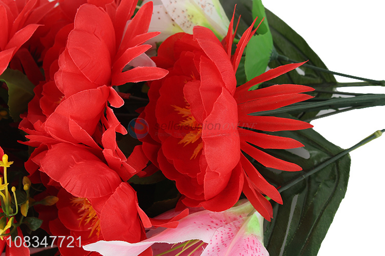 Top Quality Non-Woven Flower Simulation Bouquet Wholesale