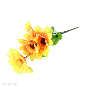 Good Sale Simulation Sunflower Decorative Artificial Flower