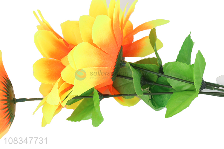 Good Sale Simulation Sunflower Decorative Artificial Flower