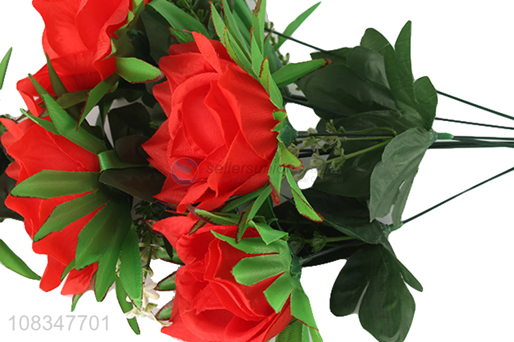 Wholesale Fashion Simulation Rose For Room Decoration