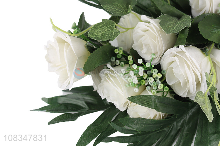 New Arrival Simulation Rose Decorative Artificial Bouquet