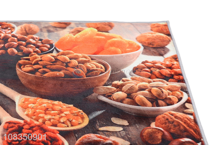 High quality printed floor mat kitchen restaurant non-slip mat