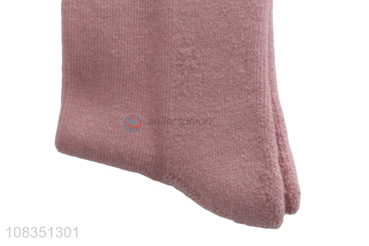 High quality women's crew socks cotton socks for fall and winter