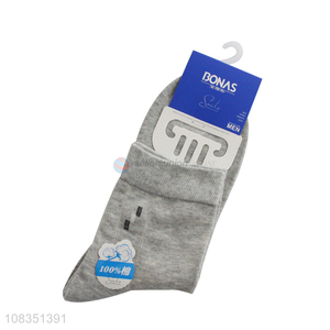 Factory supply men's crew socks winter warm knitted cotton socks