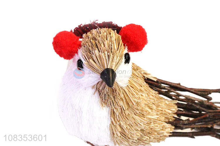 China imports bird statues bird grass figurine for home decoration