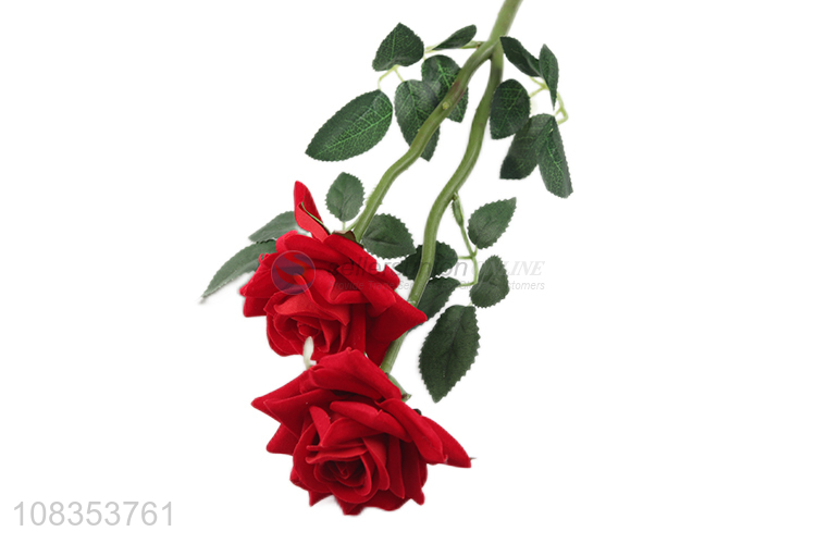 Yiwu Wholesale Artificial Rose Flower Decorative Bouquet