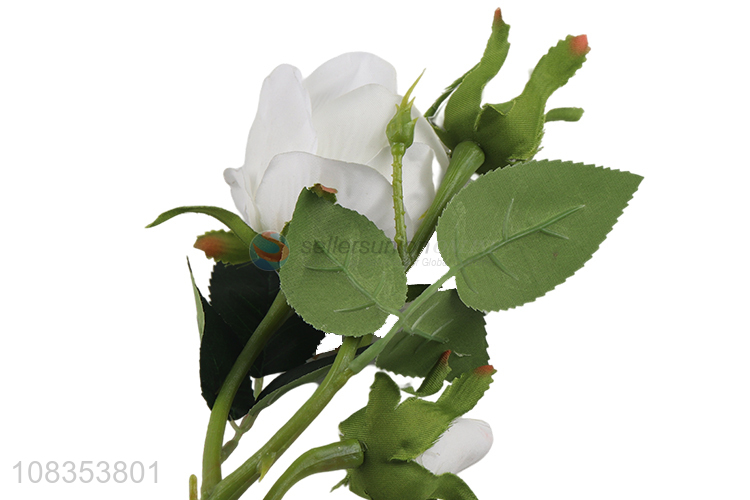 Wholesale Single Artificial Rose Wedding Bouquet Decoration