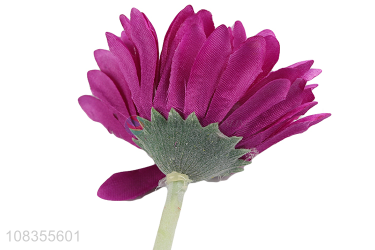 High quality long stem chrysanthemum fake flower for decoration