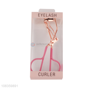 High quality rose gold eyelash curler durable carbon steel lash curler