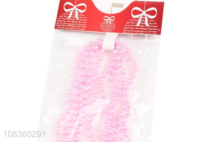 Wholesale Price Christmas Decoration Bead Chain Party Pendant