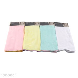 Good selling multicolor super soft microfiber face towel shower towel