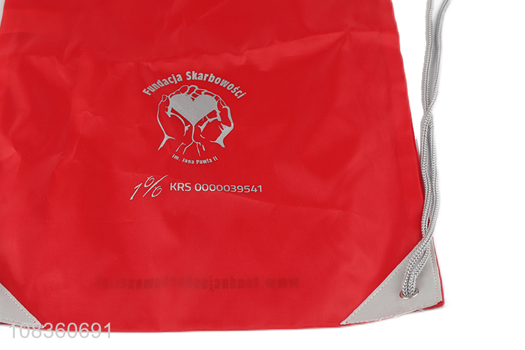 Factory price custom logo heavy duty drawstring shoe bag dust bag