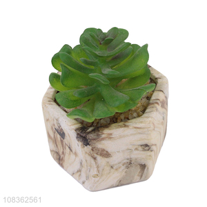 New products office desktop decoration artificial bonsai potting