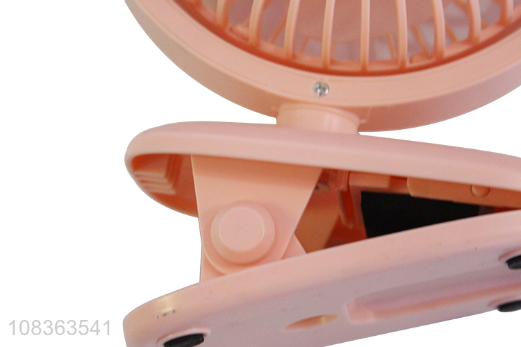 China supplier low noise rechargeable mini clip on fan table fan