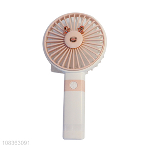 Wholesale 2 speeds portable handheld fan rechargeable folding desk fan