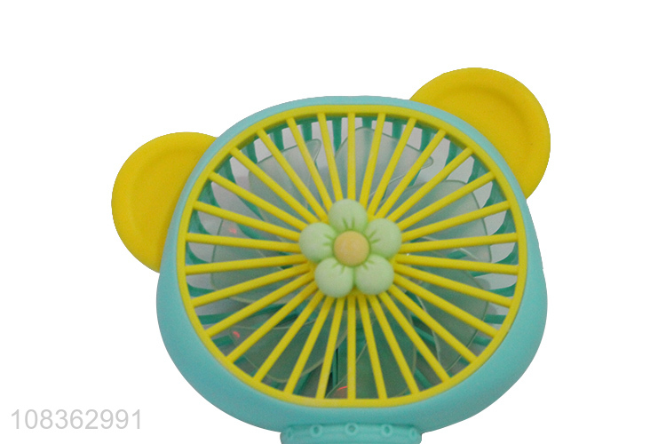 Best selling battery operated rechargeable cute handheld fan desk fan