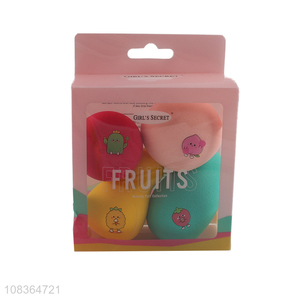 Wholesale Fruit Design Makeup Sponge Puff Beauty Tools Set