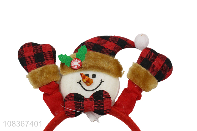 Cute design Christmas party snowman hair hoop headband