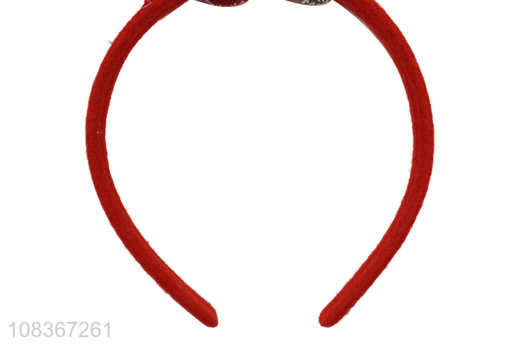 Yiwu market decorative Christmas hair hoop headband for sale