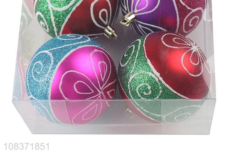 Wholesale 4 pieces shatterproof Christmas balls Christmas tree ornaments baubles