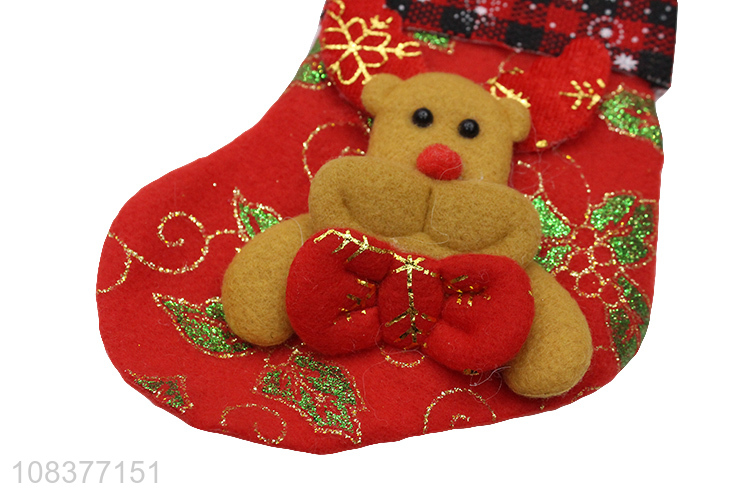 Most popular xmas tree decoration christmas socks for sale