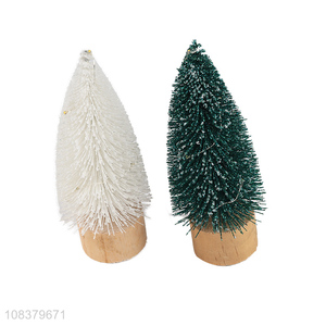 Yiwu wholesale wooden christmas tree ornaments for party