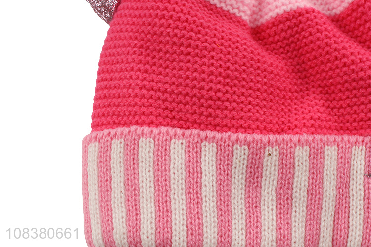 Good Quality Kids Winter Hat Cute Knitted Hat