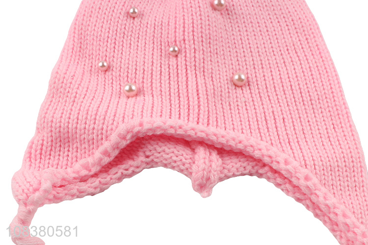 Fashion Style Kids Knitted Hat Winter Warm Earmuffs Hat