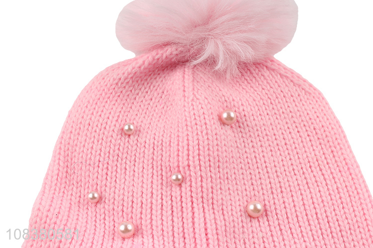 Fashion Style Kids Knitted Hat Winter Warm Earmuffs Hat